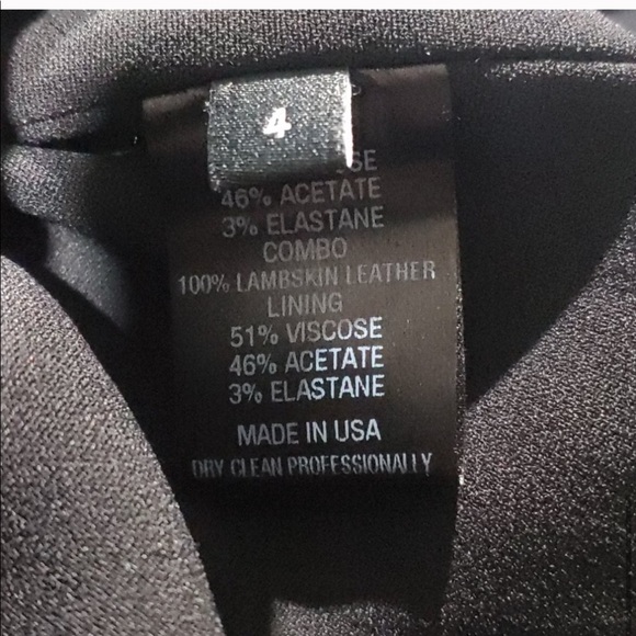 mini dress with lamb skin leather lining - Picture 4 of 5